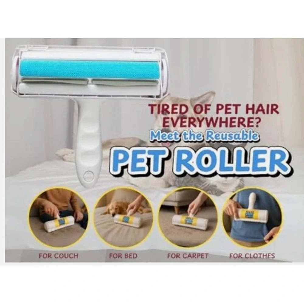 Snarky Pets Reusable Pet Hair Remover Roller‎ - New